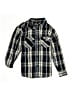 Airwalk Plaid Black Long Sleeve Button-Down Shirt Size 10 - photo 1