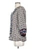 Tolani 100% Silk Ivory 3/4 Sleeve Silk Top Size XS - photo 5