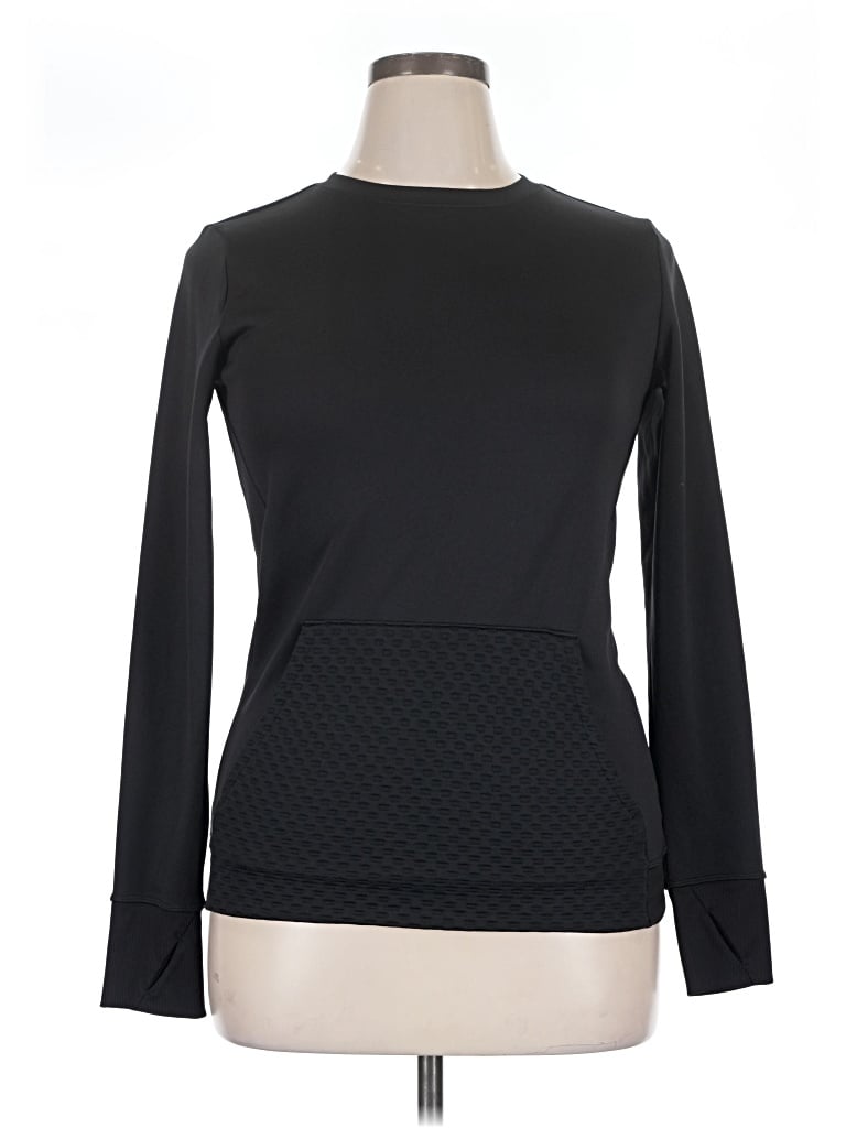 Pre-owned All In Motion Pullover Sweater In Black