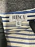 Assorted Brands Stripes Blue 3/4 Sleeve Button-Down Shirt Size L - photo 7