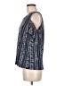 True Craft 100% Viscose Blue Short Sleeve Blouse Size M - photo 5