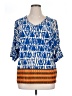 Perseption Concept Blue 3/4 Sleeve T-Shirt Size XL - photo 1