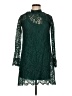 H&M 100% Polyester Green Cocktail Dress Size 8 - photo 1