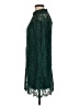 H&M 100% Polyester Green Cocktail Dress Size 8 - photo 5