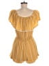 Lulus Stripes Yellow Orange Romper Size M - photo 2