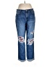 NY&C Hearts Blue Jeans Size 12 - photo 1