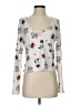 colsie Silver Long Sleeve Blouse Size XS - photo 1
