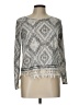 Xhilaration Print Gray Pullover Sweater Size L - photo 1