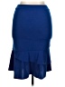 Shein 100% Polyester Solid Blue Formal Skirt Size XL - photo 2