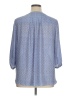NYDJ 100% Polyester Blue 3/4 Sleeve Blouse Size 1X - photo 2