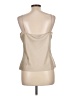 St. John Tan Sleeveless Silk Top Size 12 - photo 2