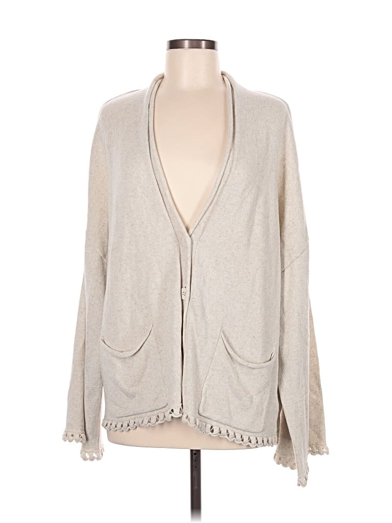 Pre-owned Max Studio Cardigan Sweater In Brown