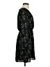 Lush 100% Polyester Print Black Casual Dress Size S - photo 4
