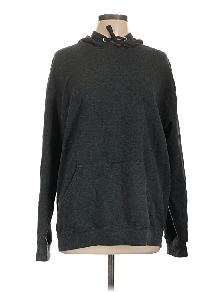 Pre-owned Athletic Works Zip Up Hoodie In Gray