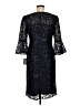 Alex Evenings 100% Polyester Black Cocktail Dress Size 8 - photo 2