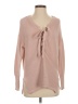 Kaisely Pink Pullover Sweater Size XS - photo 1