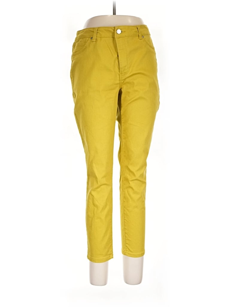 Pre-owned D.jeans Jeggings In Yellow