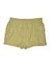Elleven 100% Polyester Solid Green Khaki Shorts Size L - photo 2