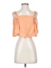 back beat co. Orange Sleeveless Blouse Size XS - photo 1