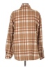 Love Tree 100% Polyester Plaid Brown Coat Size L - photo 2