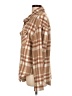 Love Tree 100% Polyester Plaid Brown Coat Size L - photo 5