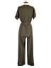 Assorted Brands 100% Polyester Solid Green Jumpsuit Size S - photo 2
