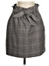 Express Plaid Gray Casual Skirt Size S - photo 1
