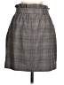 Express Plaid Gray Casual Skirt Size S - photo 2