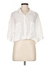 Shein 100% Polyester Ivory 3/4 Sleeve Blouse Size 8 - 10 - photo 1