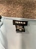 Torrid 100% Polyester Blue Short Sleeve Blouse Size Med Plus (00) - photo 7