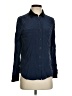 Joe Fresh Blue Long Sleeve Button-Down Shirt Size S - photo 1