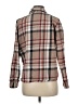 Z Supply 100% Cotton Plaid Brown Long Sleeve Button-Down Shirt Size M - photo 2