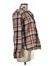 Z Supply 100% Cotton Plaid Brown Long Sleeve Button-Down Shirt Size M - photo 4