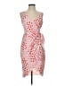 BCBGeneration Polka Dots Red Cocktail Dress Size 4 - photo 1