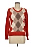 St. John's Bay 100% Cotton Argyle Red Pullover Sweater Size M - photo 1