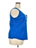 Unbranded 100% Cotton Blue Sleeveless Blouse Size 2X - 2 Tall - photo 4