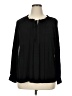 Cable & Gauge Black Long Sleeve Blouse Size 1X - photo 1