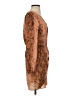 Drew Animal Print Brown Cocktail Dress Size XS - photo 4