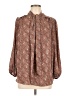 Max Studio 100% Polyester Brown 3/4 Sleeve Blouse Size M - photo 1