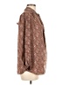 Max Studio 100% Polyester Brown 3/4 Sleeve Blouse Size M - photo 4