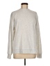 Lucky Brand Solid Silver Pullover Sweater Size M - photo 1