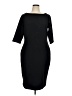 Joan Vass Solid Black Cocktail Dress Size 1X - photo 1