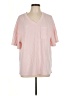 Unbranded Pink Short Sleeve Top Size L - photo 1