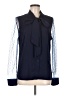 Shein 100% Polyester Blue Long Sleeve Blouse Size 8 - 10 - photo 1