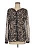 Ann Taylor LOFT 100% Polyester Black Long Sleeve Blouse Size M - photo 1