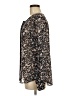 Ann Taylor LOFT 100% Polyester Black Long Sleeve Blouse Size M - photo 5