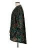Lularoe 100% Polyester Floral Graphic Tropical Teal Kimono Size M - photo 5