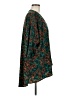 Lularoe 100% Polyester Floral Graphic Tropical Teal Kimono Size M - photo 4