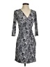 Laundry by Design Print Gray Cocktail Dress Size 0 - photo 1