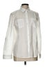 Talbots 100% Cotton Polka Dots Ivory Long Sleeve Button-Down Shirt Size L - photo 1